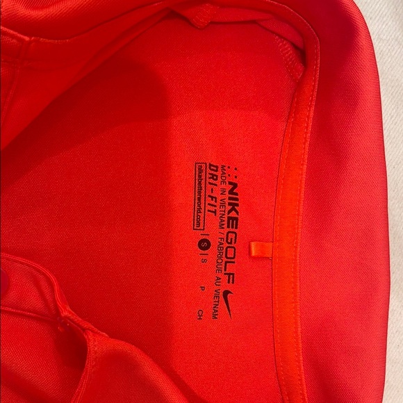 Women's orange Nike Golf Polo small - Picture 3 of 4